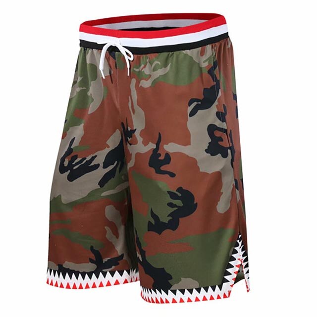 Basketball Shorts Men Breathable Sweat Sport Running Beach Green Shorts