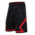 Men Basketball Shorts Breathable Sweat Sport Running Black Shorts
