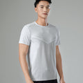 Sports Fitness Quick Drying Short Sleeve Fashion Men's Sports White T-shirt