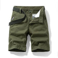 Summer Shorts Men Cotton Casual Shorts Loose Army green Shorts